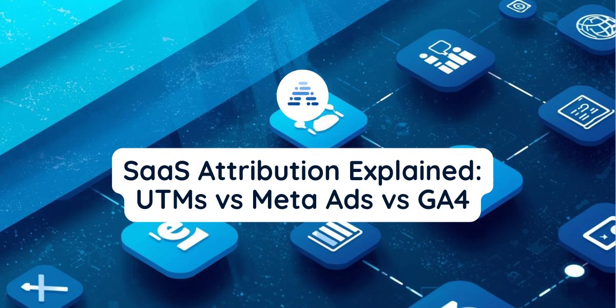 SaaS Attribution Explained: UTMs vs Meta Ads vs GA4