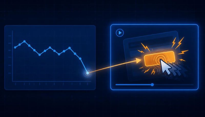 Session Replay: Your Dashboard Counts the Quitters. It Can't Tell You Why They Left.